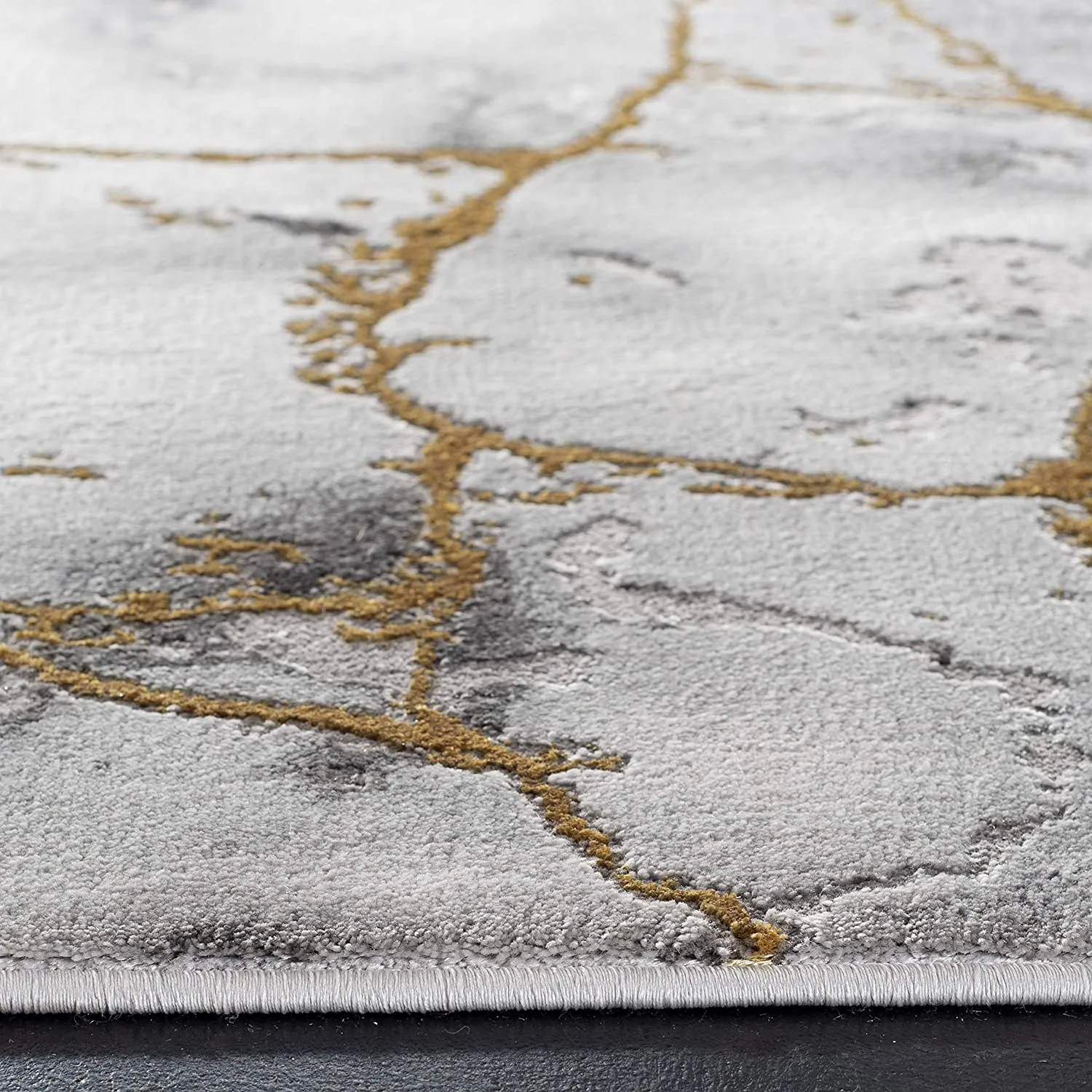 New Great Quality Safavieh Coupland Craft Collection Grey and Gold Runner (2'3" x 6') Area Rug!