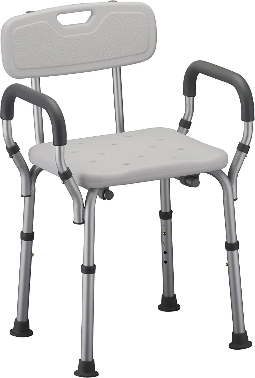 NEW Guardian Shower Chair for Bathtub, Bath Chair for Inside Shower, Shower Chair with Arms and Back, Height Adjustable Bath Chair Shower Chair for Seniors with Shower Head Holder, Retails $98 