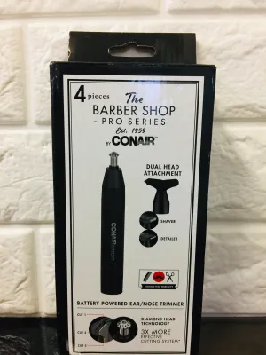 New in box! Conair The Barber Shop Pro Series Nose & Ear Trimmer Battery Operated