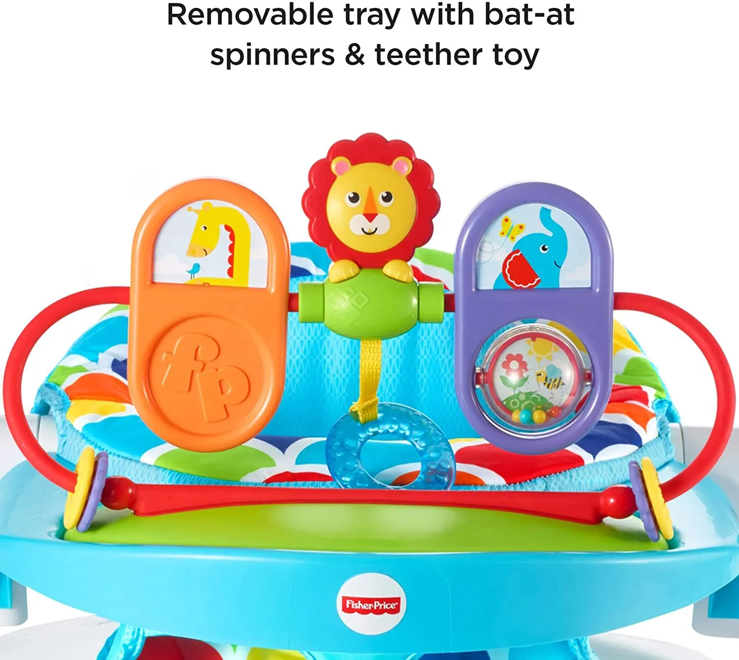 New in box! Fisher-Price Deluxe Sit-Me-Up Floor Seat with Toy Tray Happy Hills