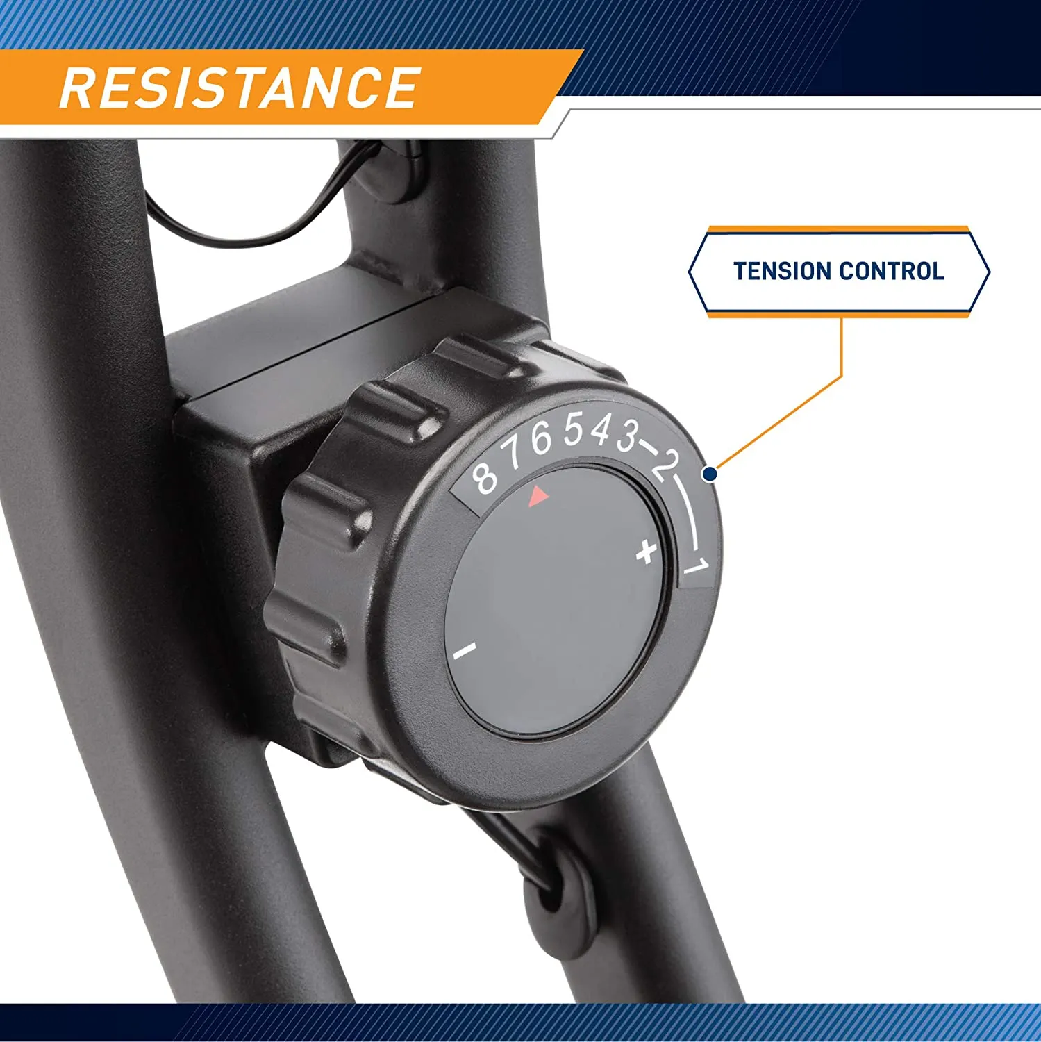 New in box! Foldable Magnetic Resistance Upright Exercise Bike-some minor scratches from shipping, otherwise great! Black, Great for small spaces, Retails $245 W/Tax!