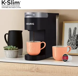 New in box! Keurig K-Slim Single Serve K-Cup Pod Coffee Maker, Featuring Simple Push Button Controls And MultiStream Technology, Black