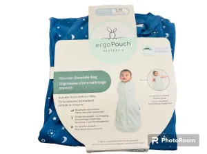 New in package! ergoPouch tog Cocoon Swaddle Bag- 2 in 1 Swaddle Transitions into arms Free Wearable Blanket Sleeping Bag. 2 Way Zipper for Easy Diaper Changes Sz 3-6 Months! Retails $89 