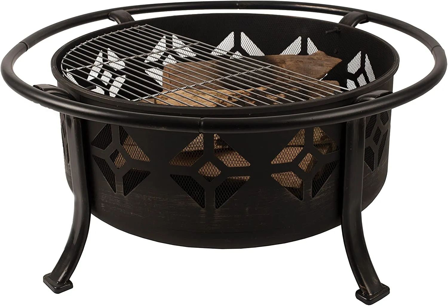 New in sealed box! Pleasant Hearth Sunderland 12 inch Deep Round Bowl Fire Pit with Circulair System, 36-Inch