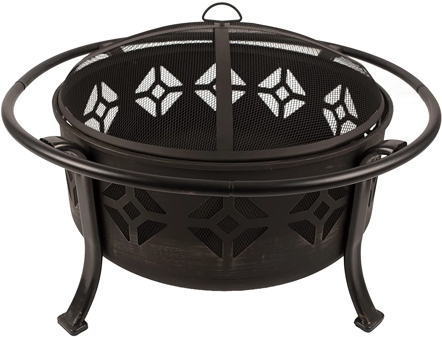 New in sealed box! Pleasant Hearth Sunderland 12 inch Deep Round Bowl Fire Pit with Circulair System, 36-Inch