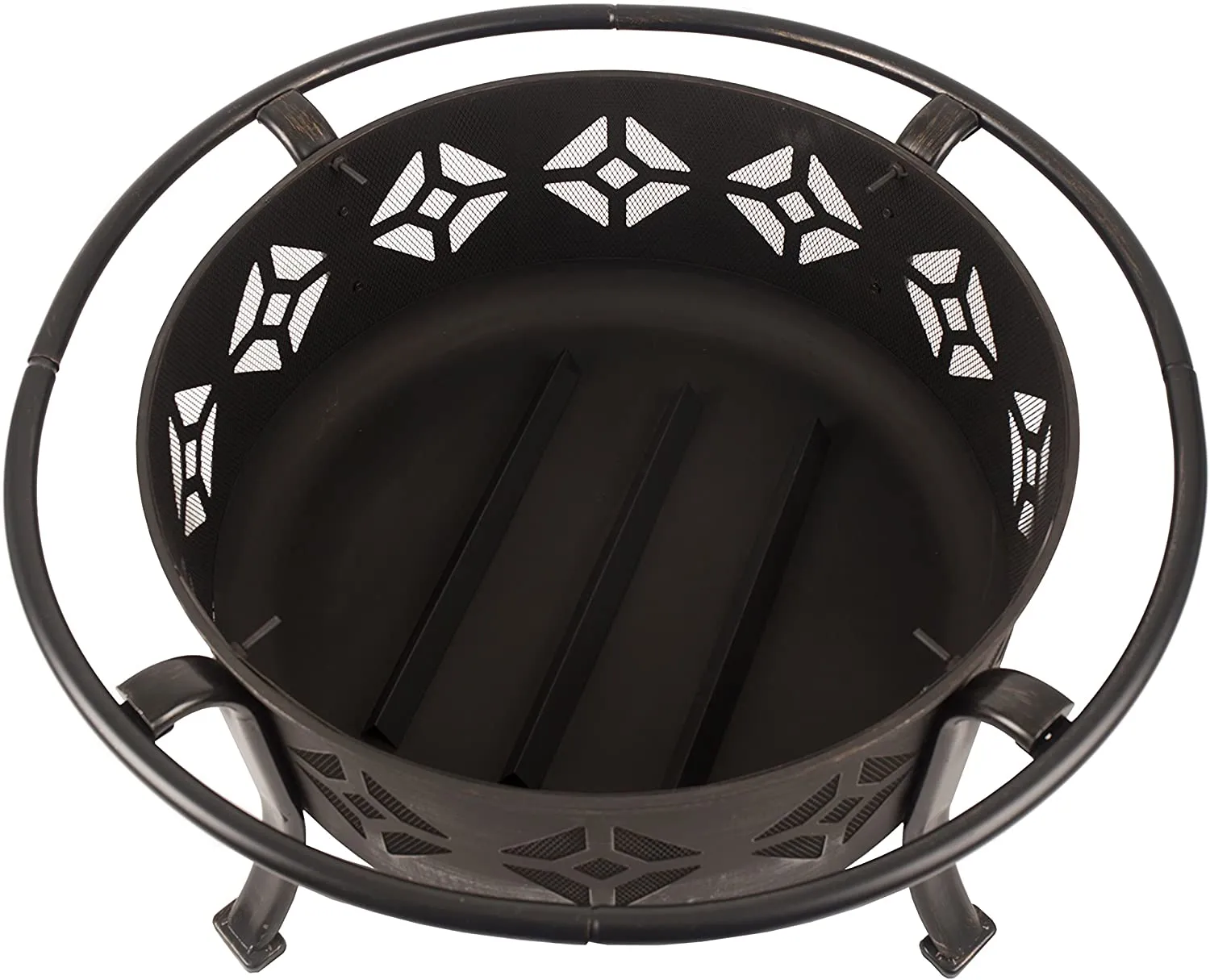 New in sealed box! Pleasant Hearth Sunderland 12 inch Deep Round Bowl Fire Pit with Circulair System, 36-Inch