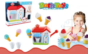 New in slightly damaged box! Ice Creams Bubble Bathtub Toy - Happytime Bathroom Foam Cone Factory Making Ice Creams Bubble Machine Bathtub Water Toys for Baby (No Batteries Required)