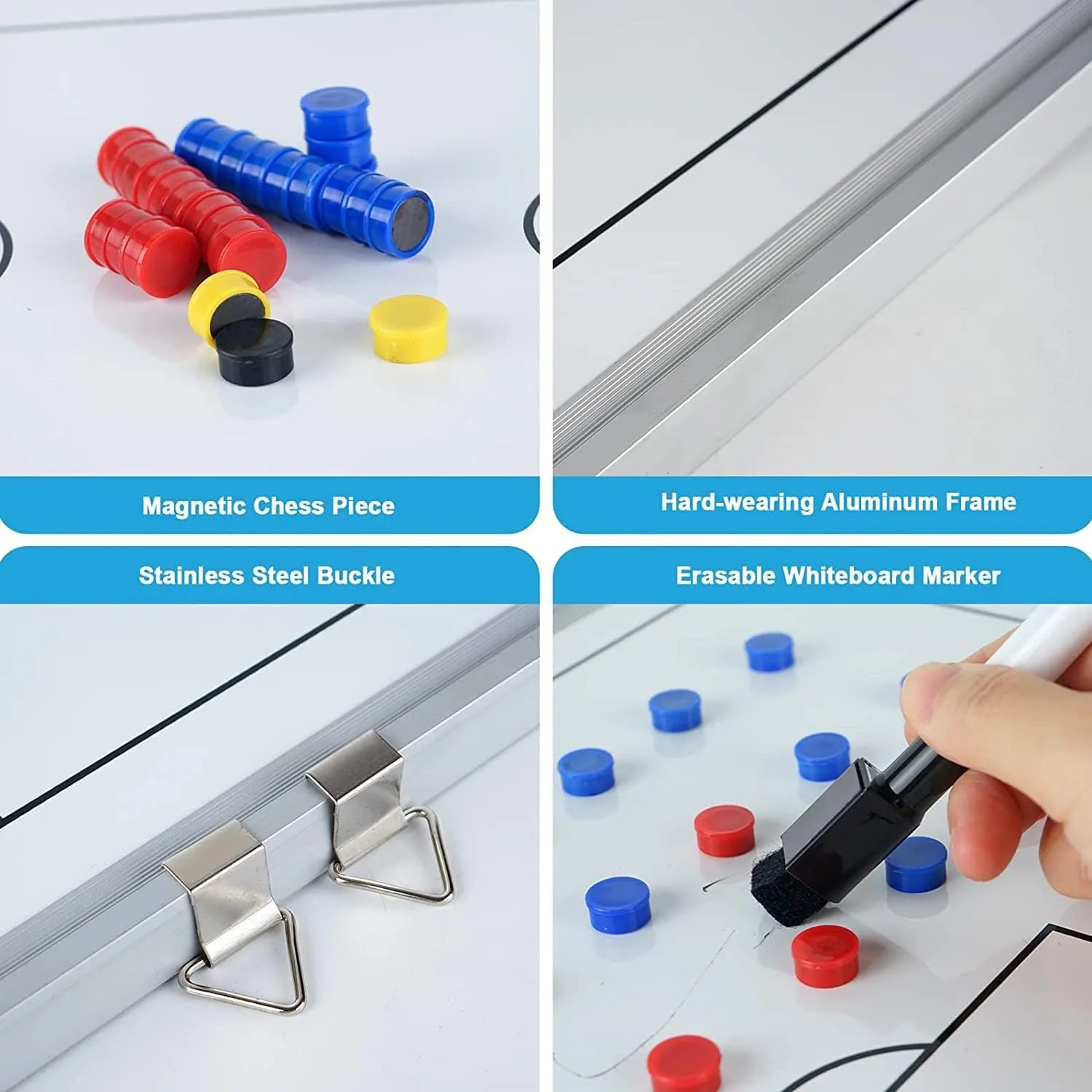 NEW Joyeee Ice Hockey Tactics Board for Kids & Adults, Magnetic Coaching Board, Ice Hockey Equipment for Men, Boys and Ice Hockey Enthusiast, Christmas Ice Hockey Gifts for Men Father