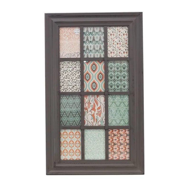 New kieragrace KG Collage Frame - Distressed Grey, Holds 12 4" x 6" Photos