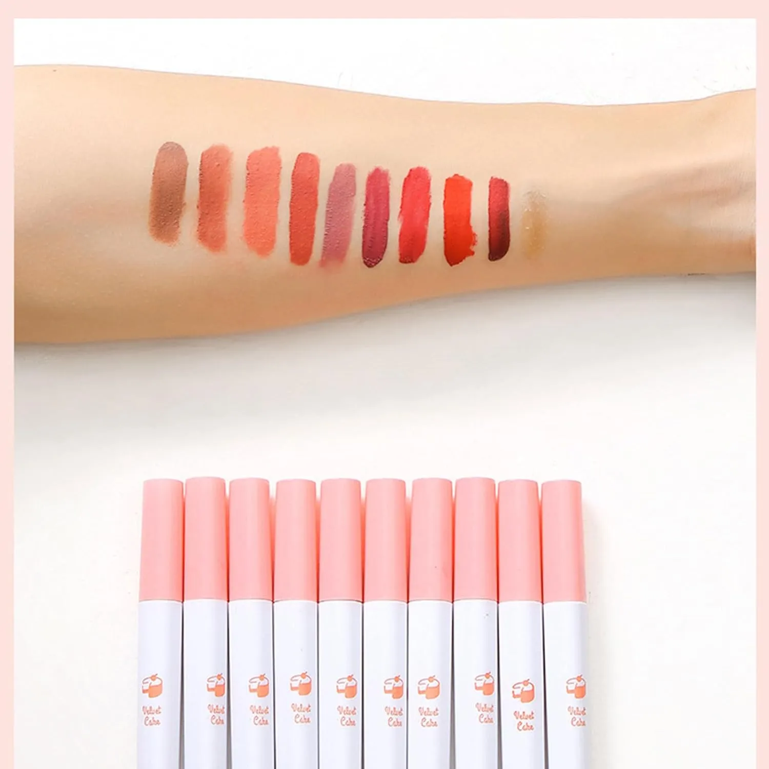 NEW Lana Del Rey Lipstick | 10 Colors Cigarettes Glossy Lip Tint | 24 Hour Long Lasting Lipstick Waterproof Matte Lipstick Set | Lana Del Rey Cigarettes Lipstick Makeup Set for Women Girls