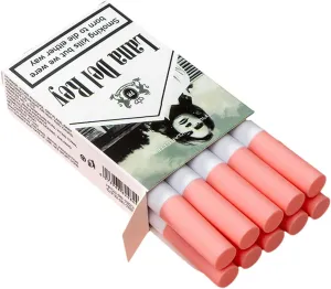 NEW Lana Del Rey Lipstick | 10 Colors Cigarettes Glossy Lip Tint | 24 Hour Long Lasting Lipstick Waterproof Matte Lipstick Set | Lana Del Rey Cigarettes Lipstick Makeup Set for Women Girls