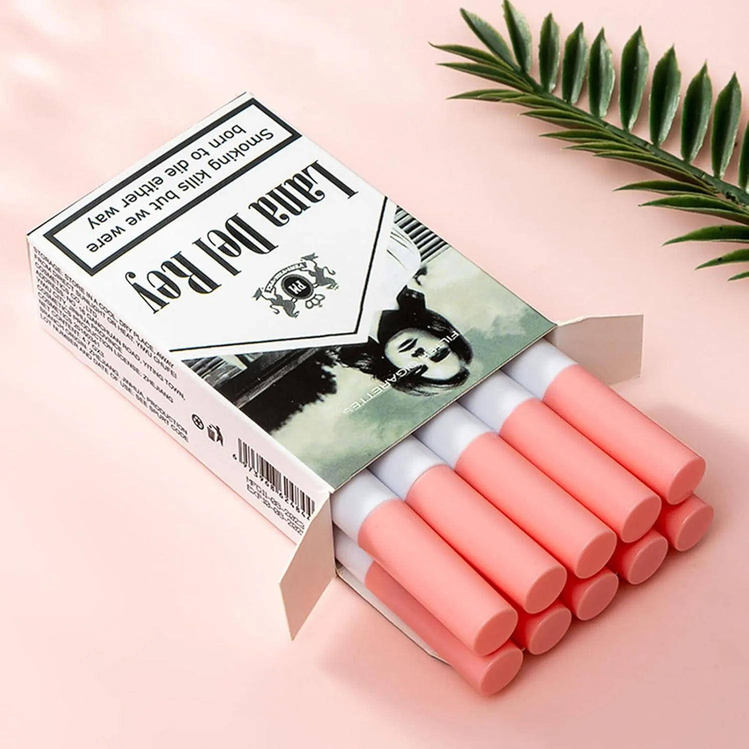 NEW Lana Del Rey Lipstick | 10 Colors Cigarettes Glossy Lip Tint | 24 Hour Long Lasting Lipstick Waterproof Matte Lipstick Set | Lana Del Rey Cigarettes Lipstick Makeup Set for Women Girls