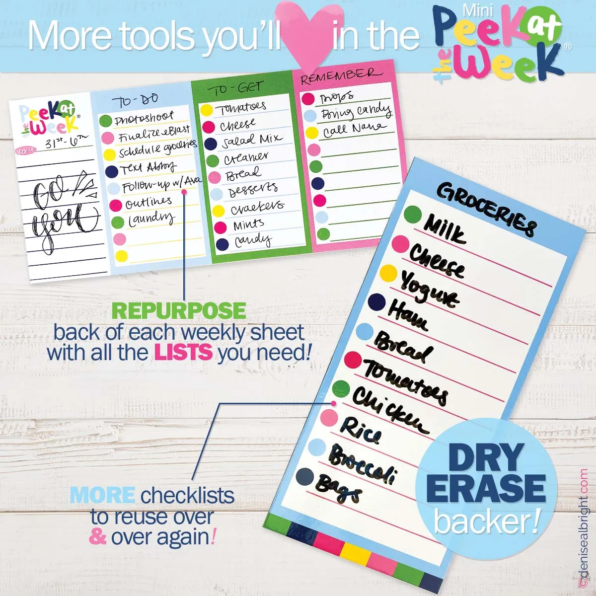 NEW! Peek Your Plan Bundle | Peek at the Day   Mini Peek at the Week®