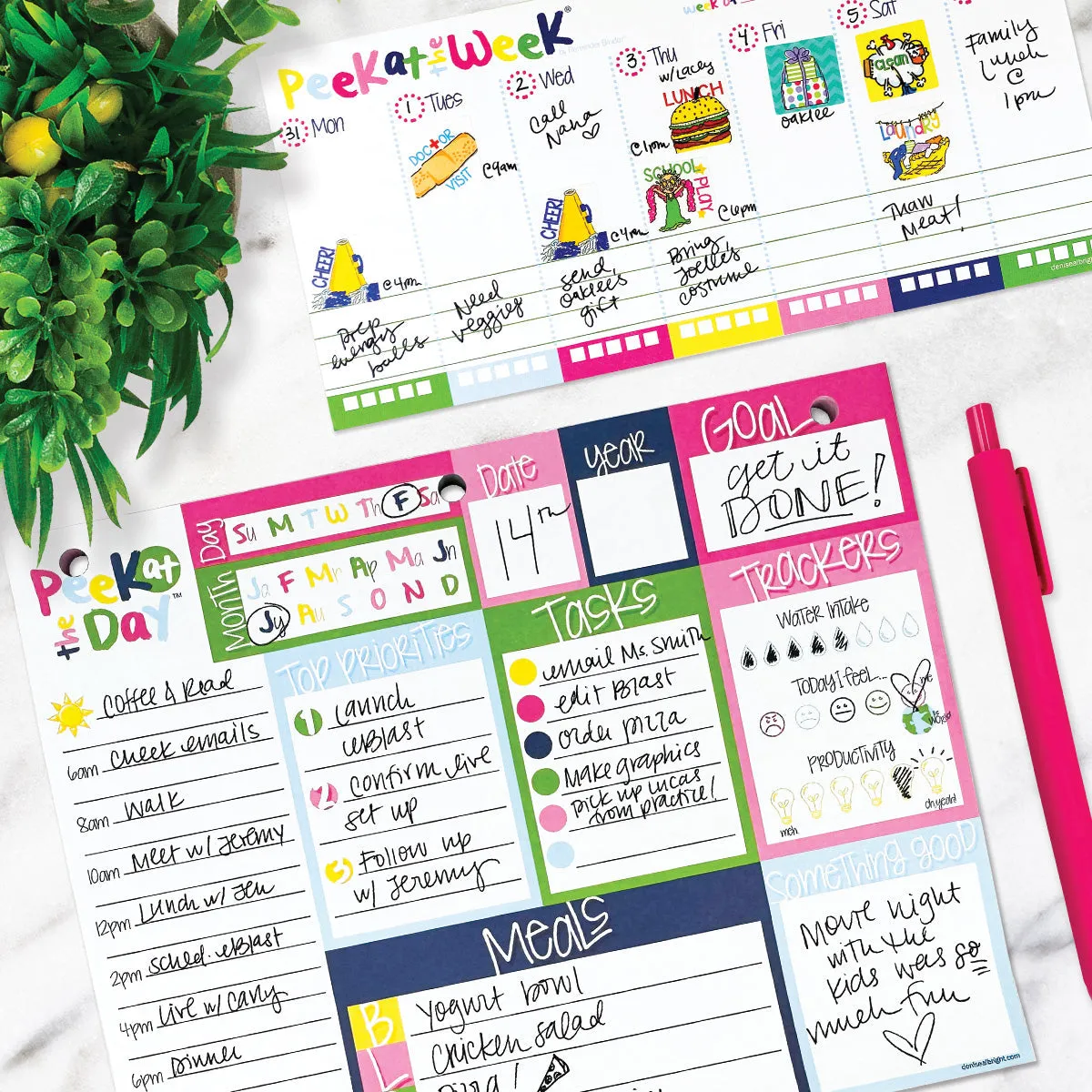 NEW! Peek Your Plan Bundle | Peek at the Day   Mini Peek at the Week®