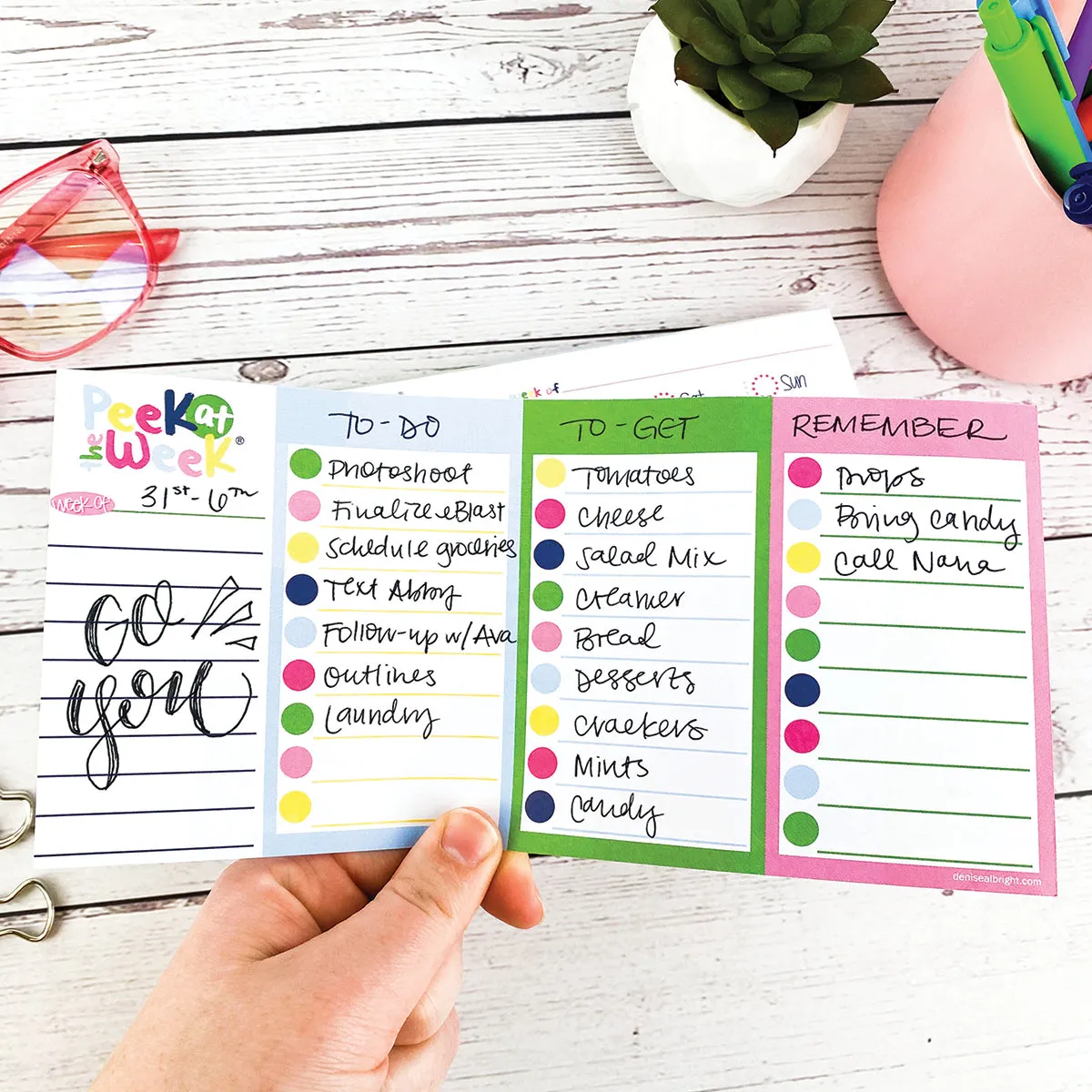 NEW! Peek Your Plan Bundle | Peek at the Day   Mini Peek at the Week®