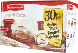 New Rubbermaid 30-Piece Easy Find Lid Set