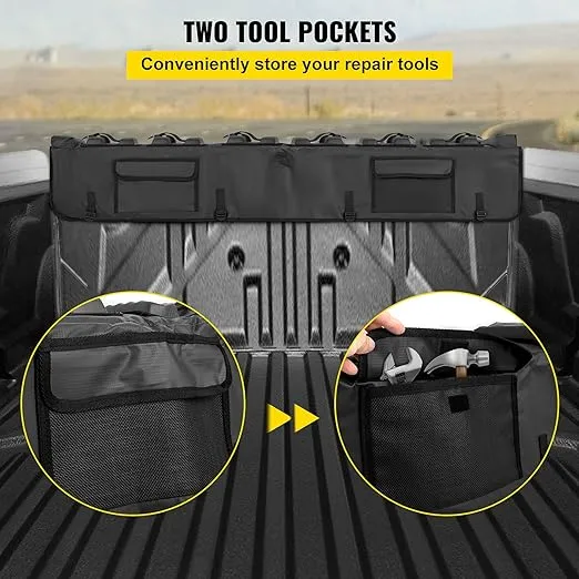 New VEVOR Tailgate Pad for Bikes, Tailgate Protection Cover Carries UP to 6 Mountain Bikes, 63" Bike Pickup Pad for Pickup Truck! Retails $110 
