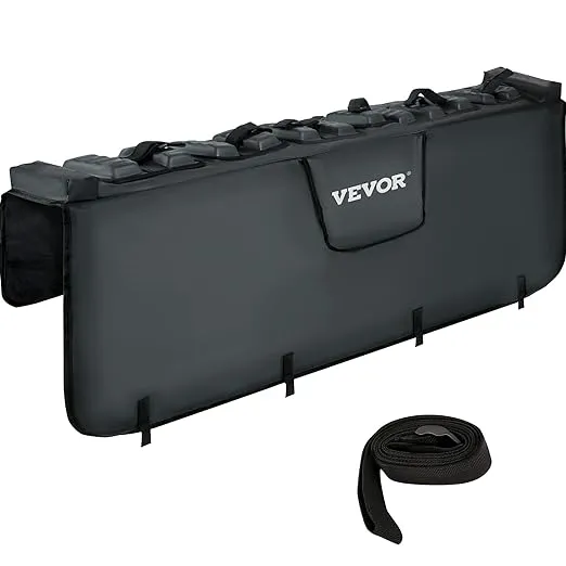 New VEVOR Tailgate Pad for Bikes, Tailgate Protection Cover Carries UP to 6 Mountain Bikes, 63" Bike Pickup Pad for Pickup Truck! Retails $110 