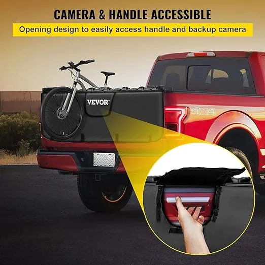 New VEVOR Tailgate Pad for Bikes, Tailgate Protection Cover Carries UP to 6 Mountain Bikes, 63" Bike Pickup Pad for Pickup Truck! Retails $110 