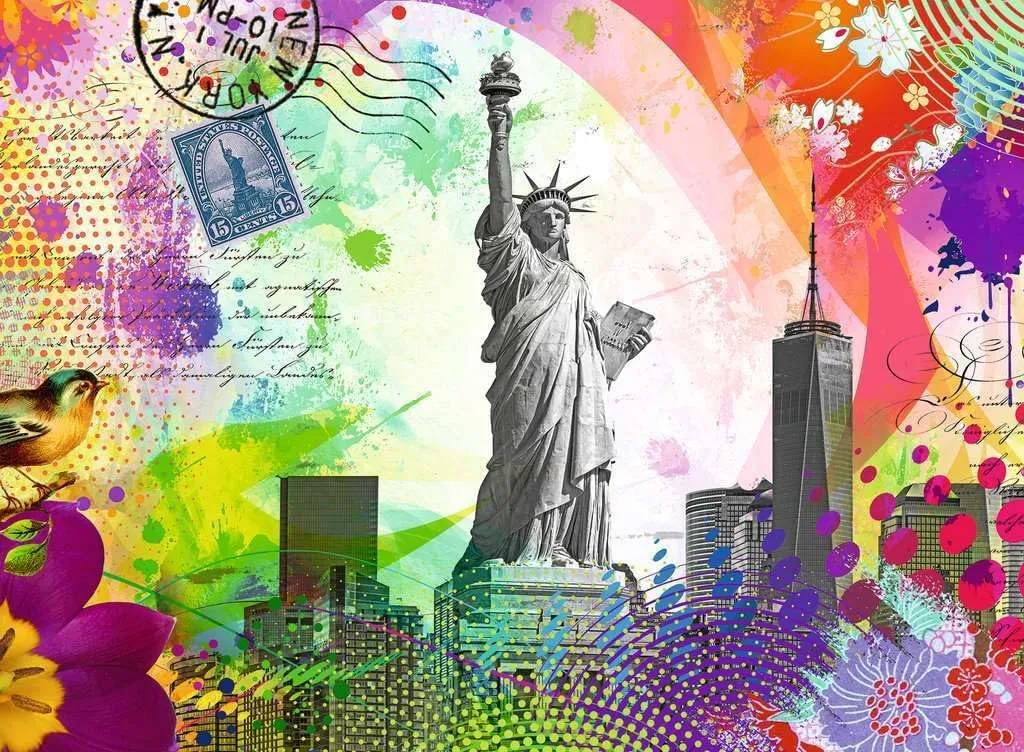 New York Postcard Jigsaw Puzzle