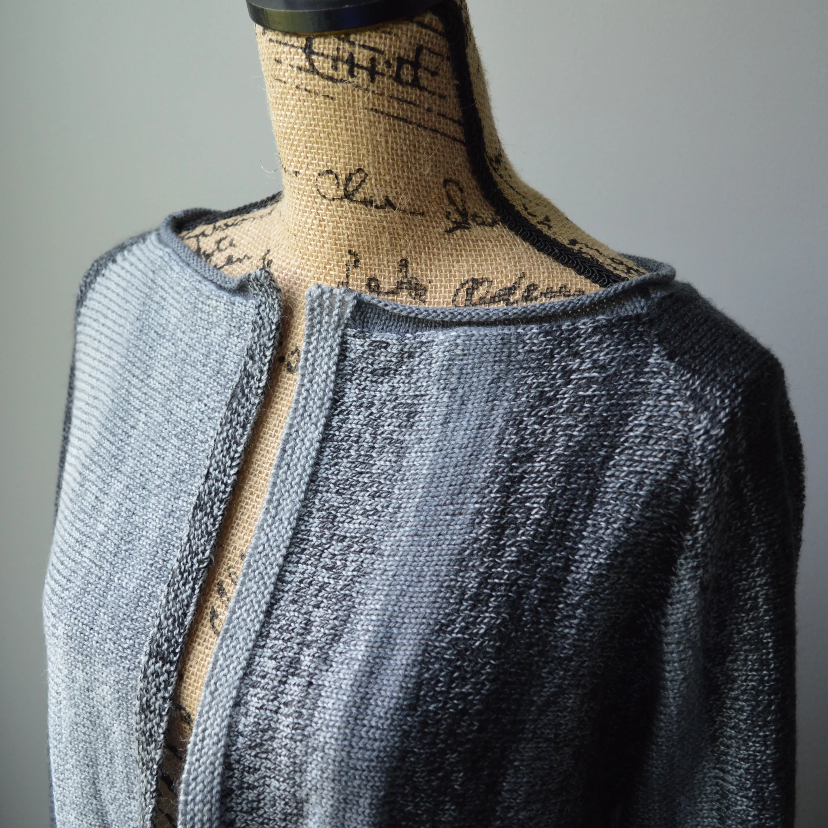 Newsprint Cardigan
