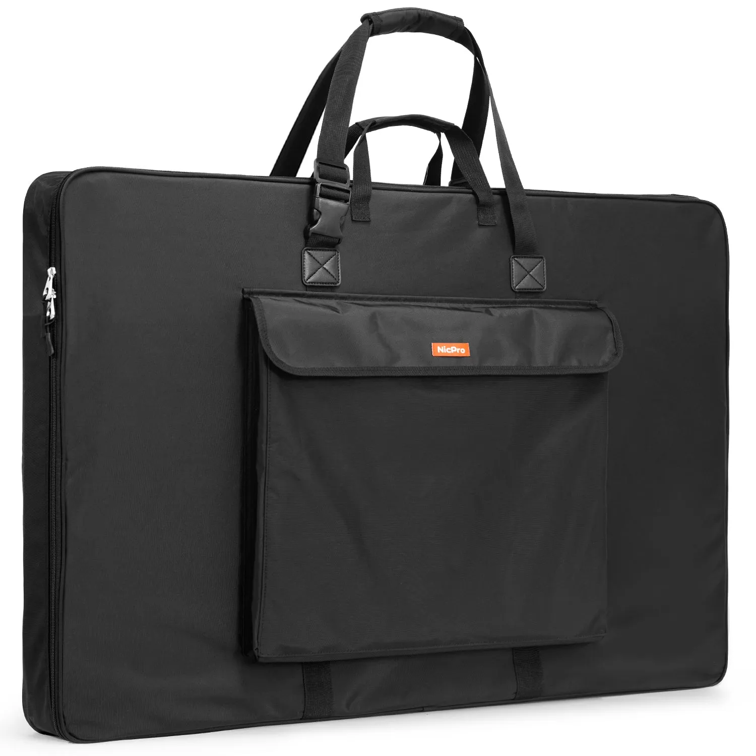 Nicpro Upgrade Art Portfolio Bag 24 x 36 Inches Waterproof Artist Carrying Bag Hard Sided Sturdy with Strap,Storage for Artwork Sketch Drawing Photography
