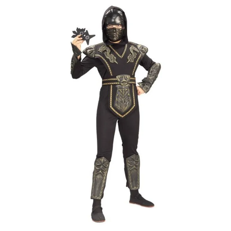 Ninja Gold Dragon Warrior Size L