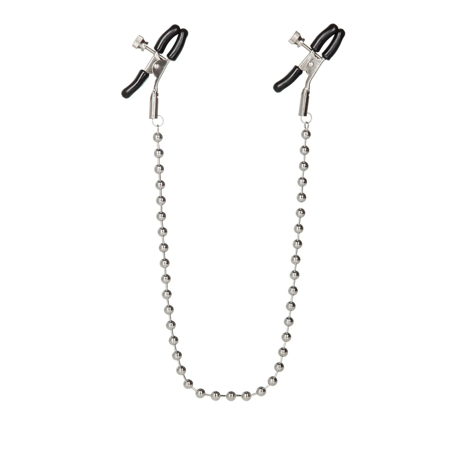 Nipple Play Silver Beaded Nipple Clamps