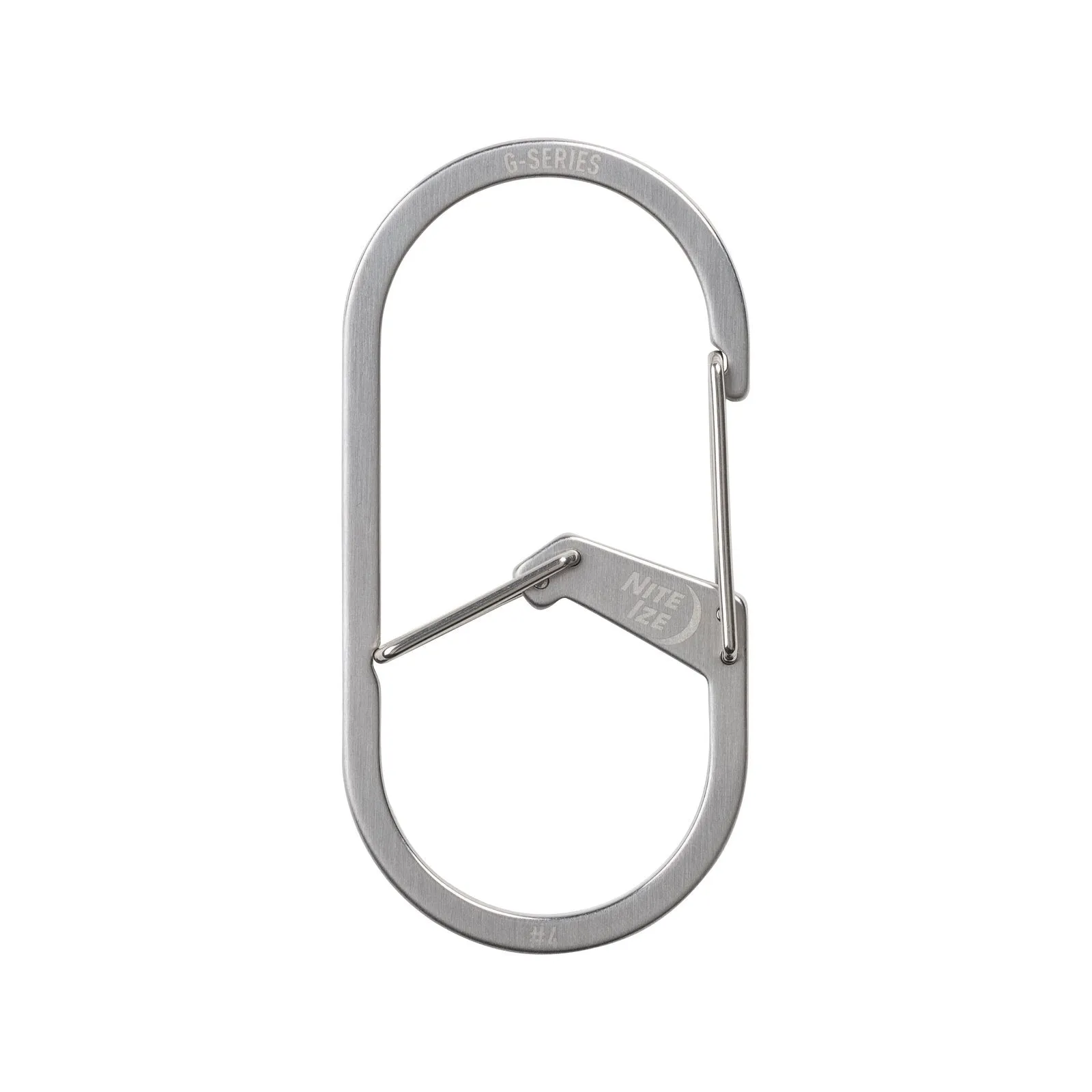 Nite ize G-Series Dual Chamber Carabiner #4 - Stainless Steel