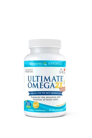 NORDIC NATURALS Ultimate Omega 2X Teen 60 Mini Soft Gels