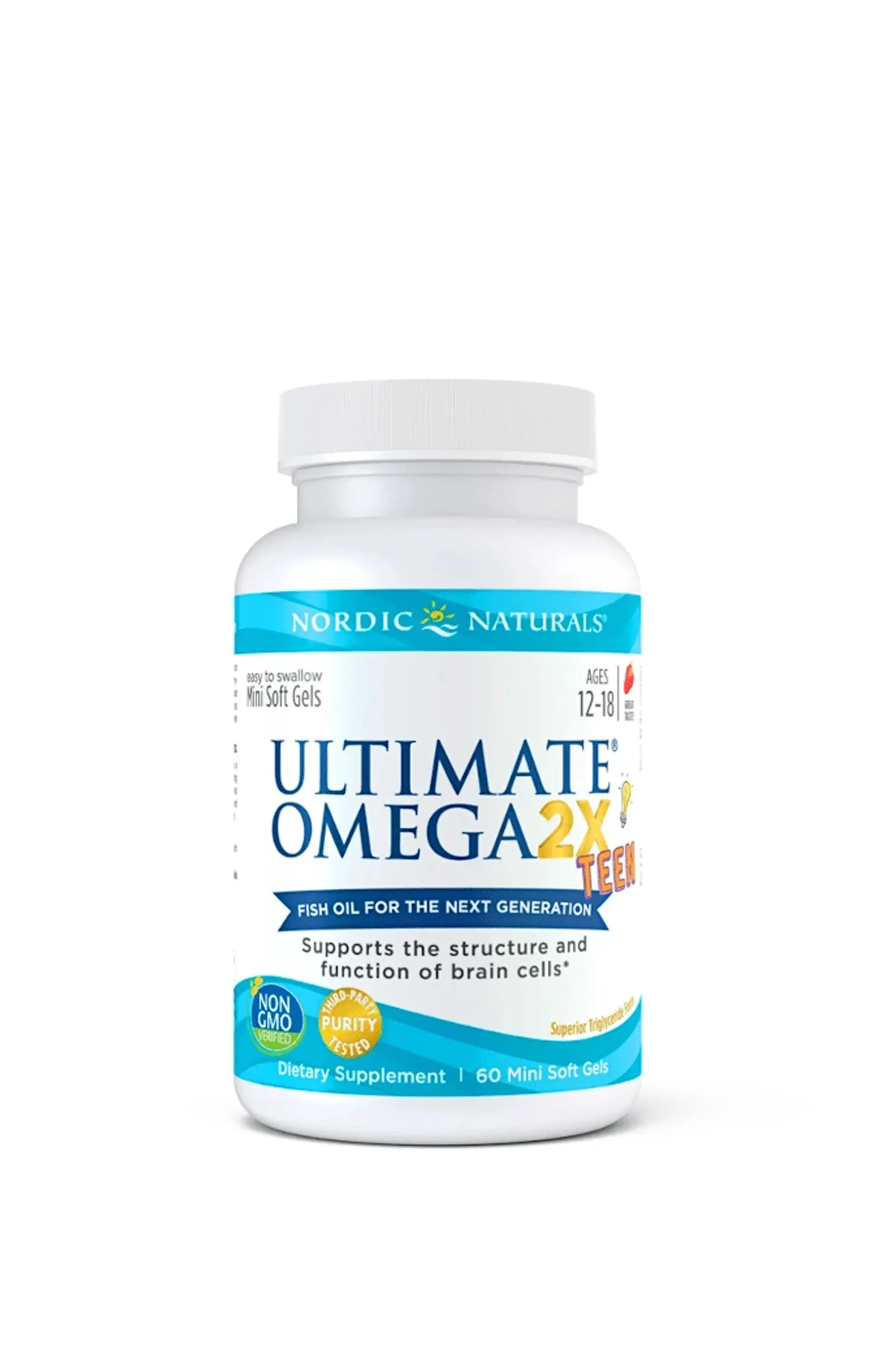 NORDIC NATURALS Ultimate Omega 2X Teen 60 Mini Soft Gels