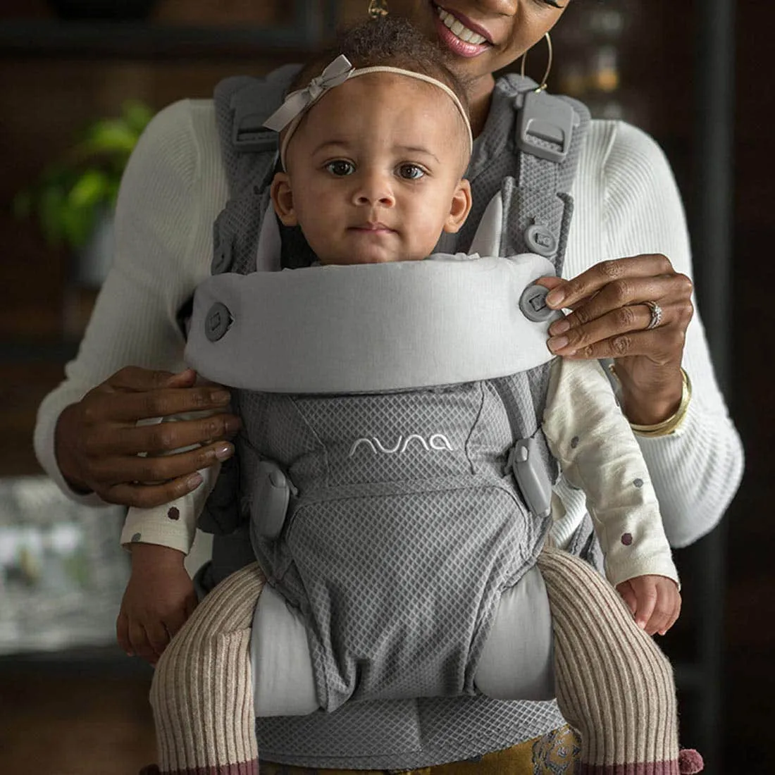 Nuna Cudl Baby Carrier- Softened Thunder
