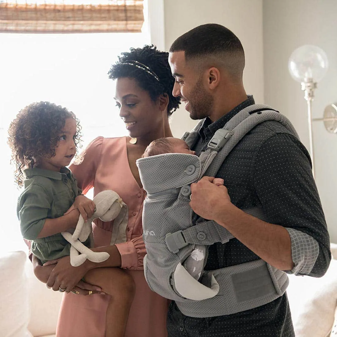 Nuna Cudl Baby Carrier- Softened Thunder