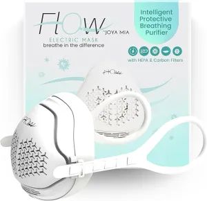 o2 Flow Electrical Air Purifier Mask with HEPA and Carbon Filter