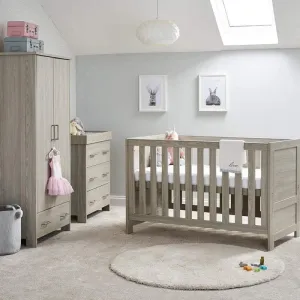 Obaby 4 in 1 Nika 3 Piece Nursery Room Set   Under Drawer
