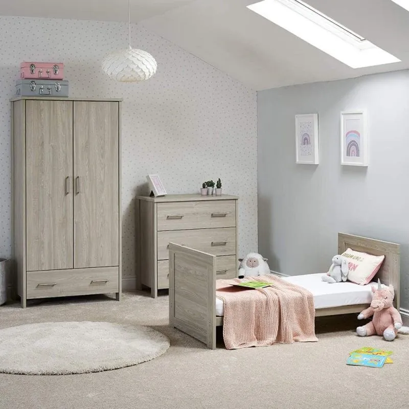 Obaby 4 in 1 Nika 3 Piece Nursery Room Set   Under Drawer