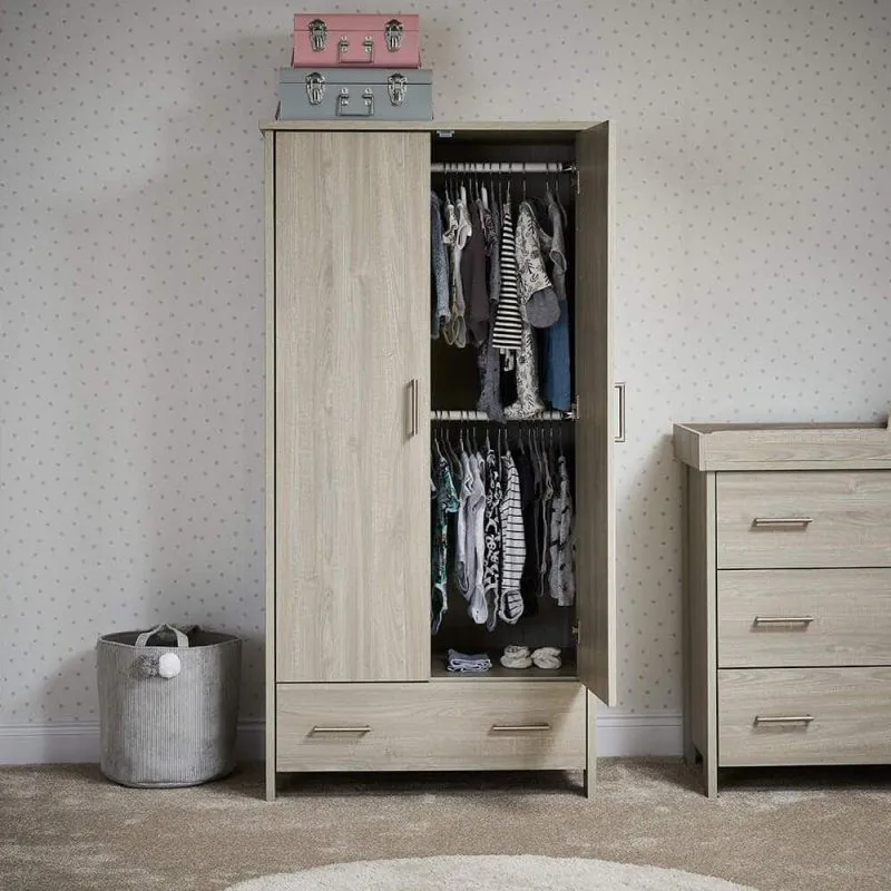 Obaby 4 in 1 Nika 3 Piece Nursery Room Set   Under Drawer