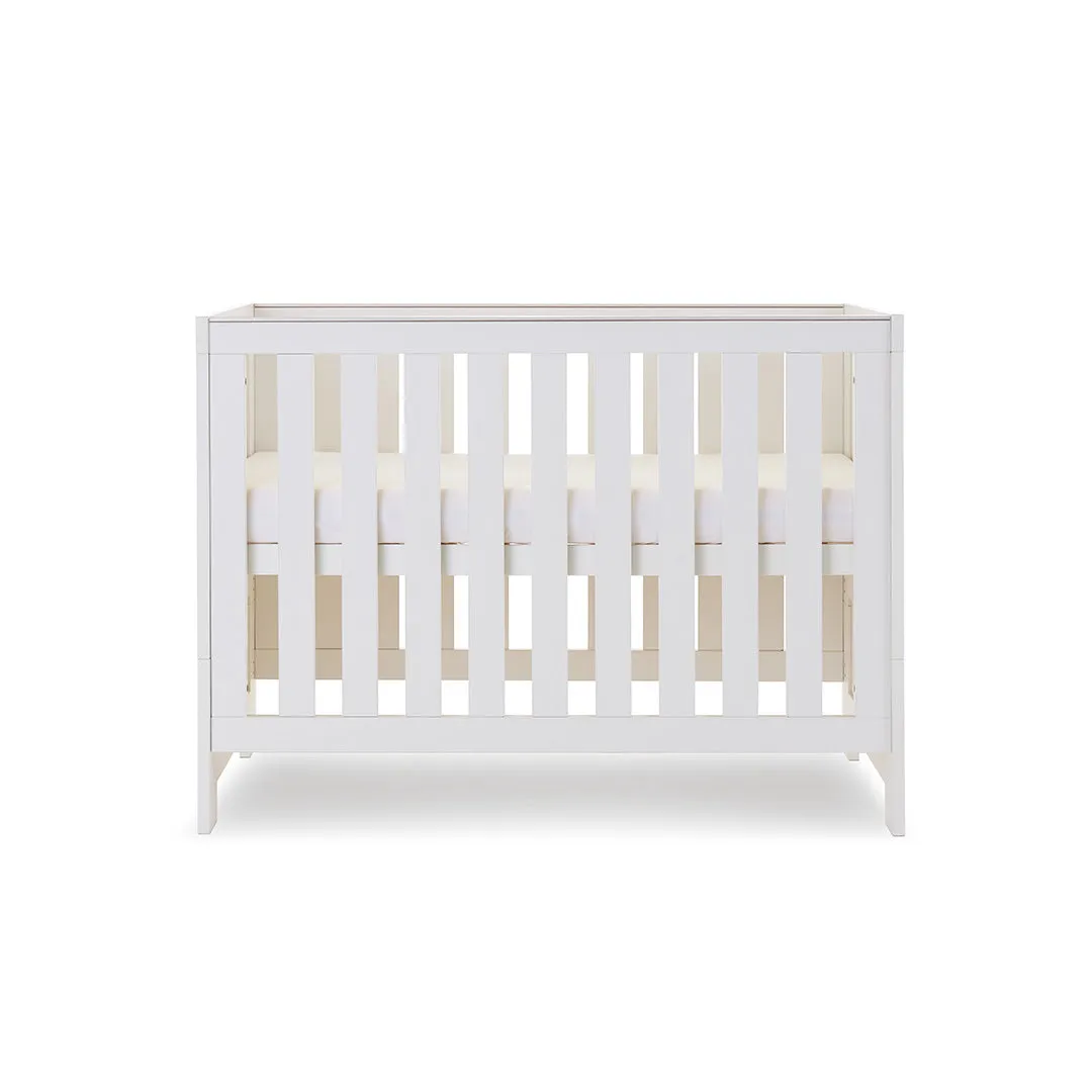 OBABY Nika Mini 2 Piece Room Set & Underdrawer - White Wash