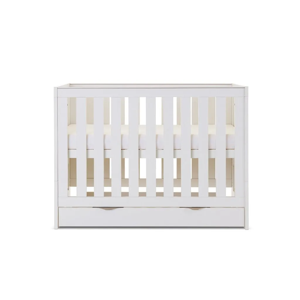 OBABY Nika Mini 2 Piece Room Set & Underdrawer - White Wash
