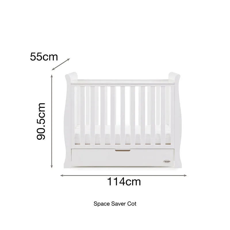 Obaby Stamford Space Saver 3 Piece Room Set - White