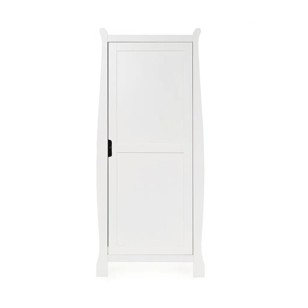 OBABY Stamford Space Saver Sleigh 3 Piece Room Set - White