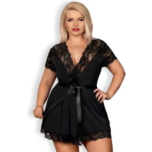 Obsessive - 810-PEI-1 Peignoir XXL