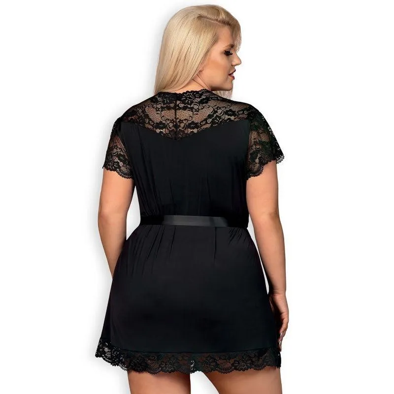 Obsessive - 810-PEI-1 Peignoir XXL