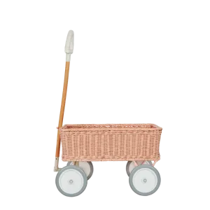 Olliella Rattan Wonder Wagon - Rose