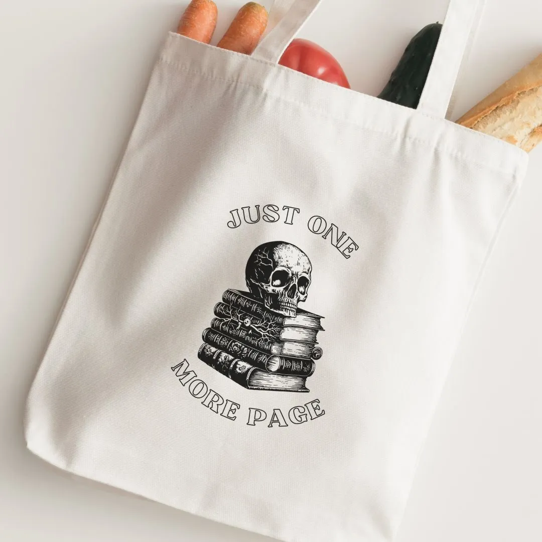 One More Page Tote Bag