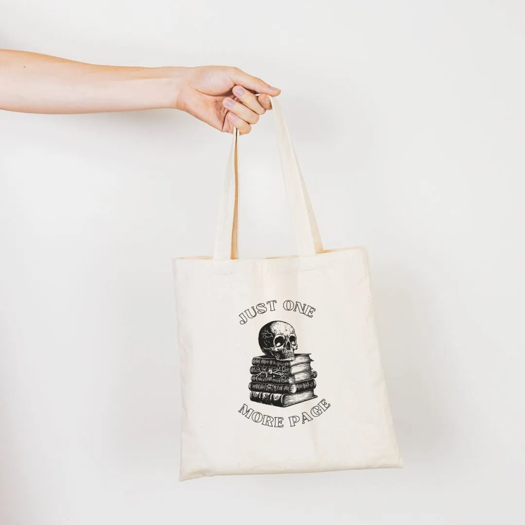 One More Page Tote Bag