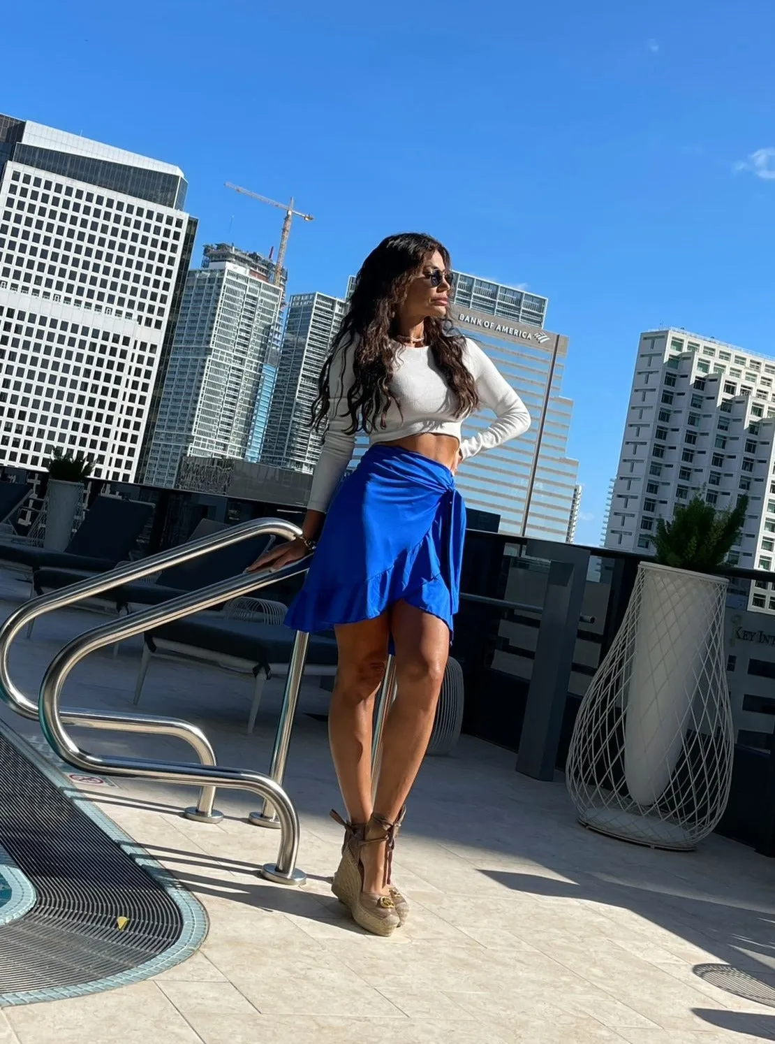 OPAA SKIRT BLUE