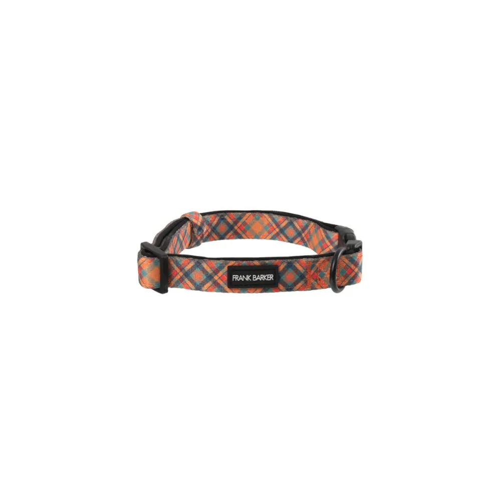 Orange Plaid Collar