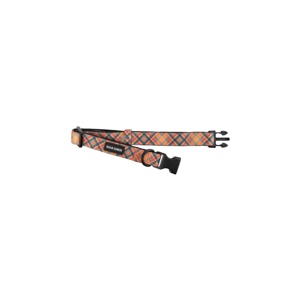 Orange Plaid Collar