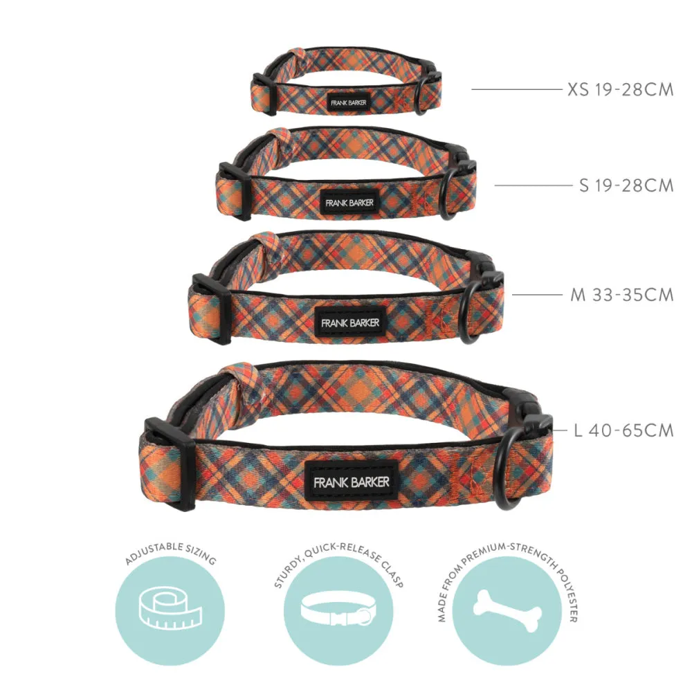 Orange Plaid Collar